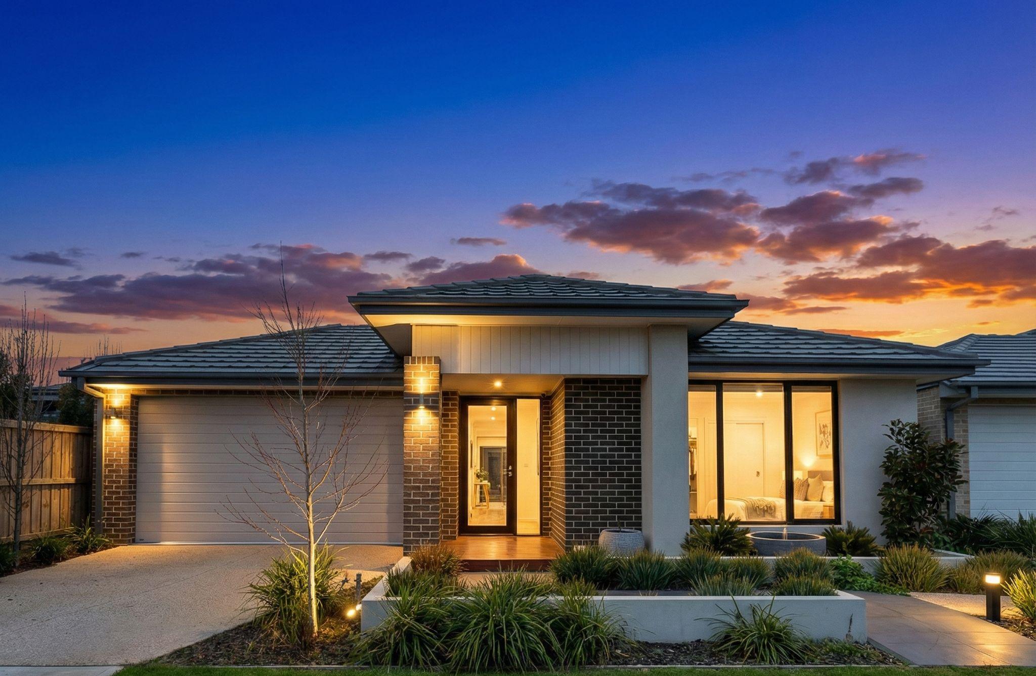 Property exterior improved with AI facade enhancement